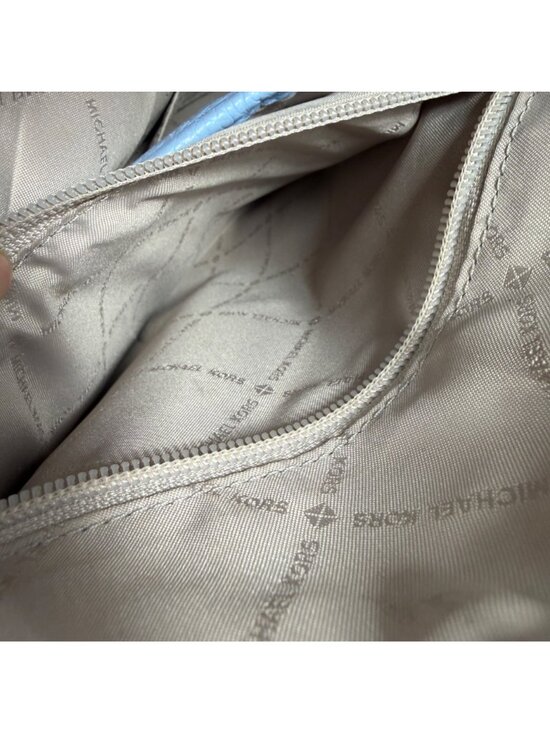 Michael Kors Light Blue Pebbled Leather Backpack main image 11